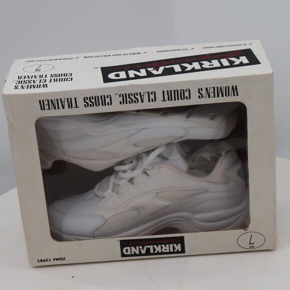 NIB Kirkland Signature Women's Court Classic Cross Trainer SIze 7 - Picture 1 of 9